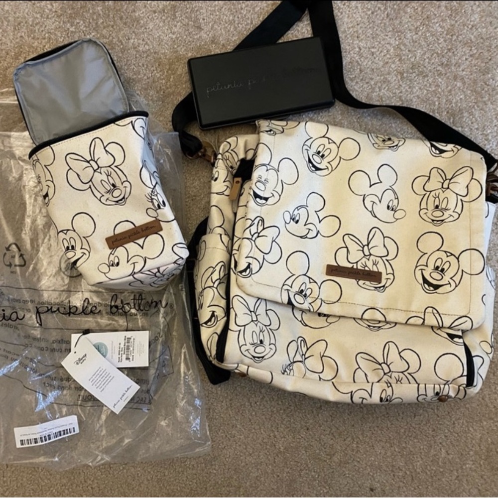 Pickle petunia bottom Mickey sketch diaper bag